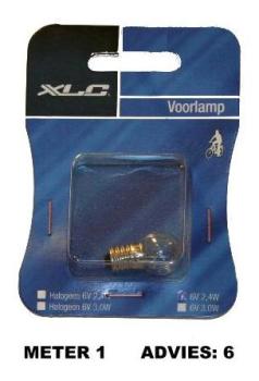 VOORLAMP XLC 6V 2.4W DS A 2